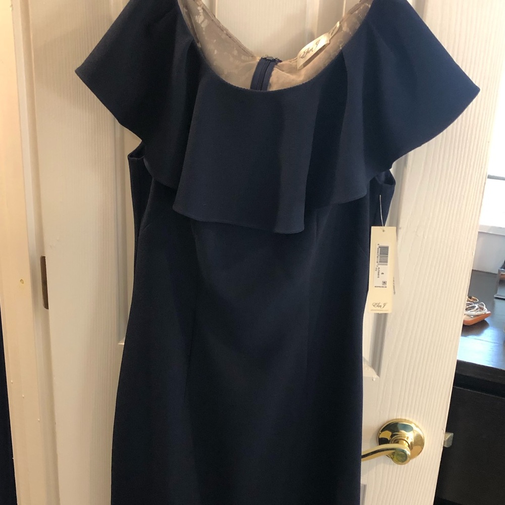 Eliza j navy dress